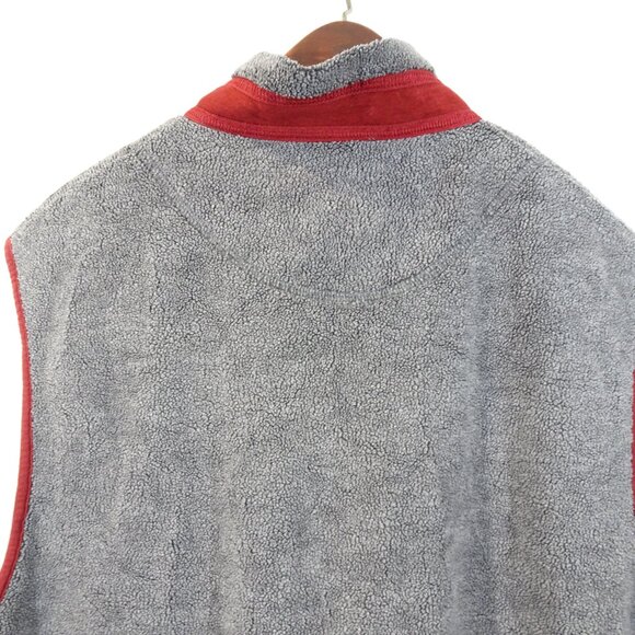 SOUTHERN POINT CO. Bennington Vest XXL Gray Burgundy Outerwear Hunting Sherpa - Picture 9 of 9